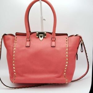 100% Authentic Valentino Garavani Rockstud Satchel Bag